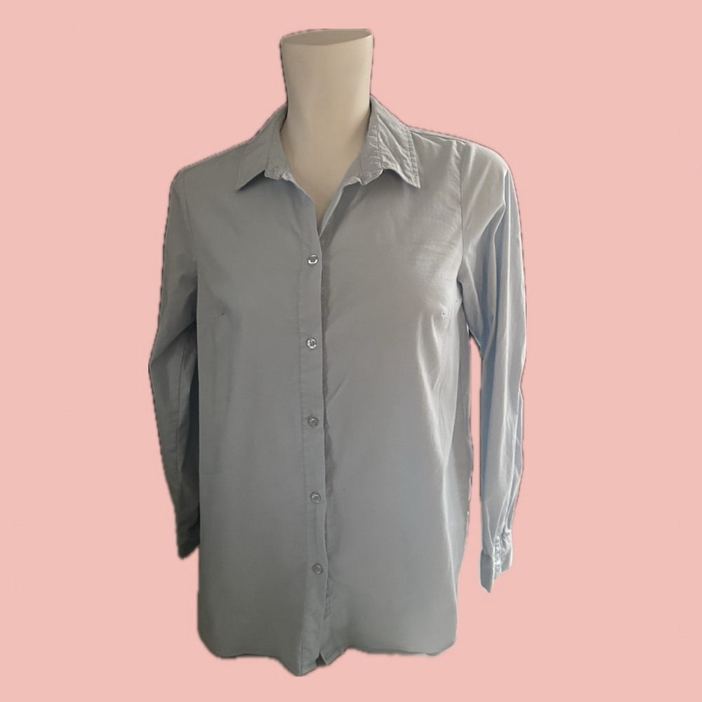 🧡 2 for 10$ Light Blue Button Down Shirt – Classic Fit Long Sleeve